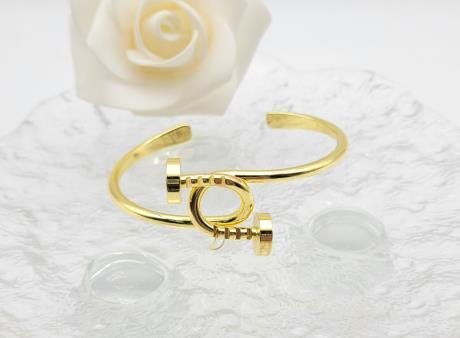 Brazalete Latón Oro 18K CB140703