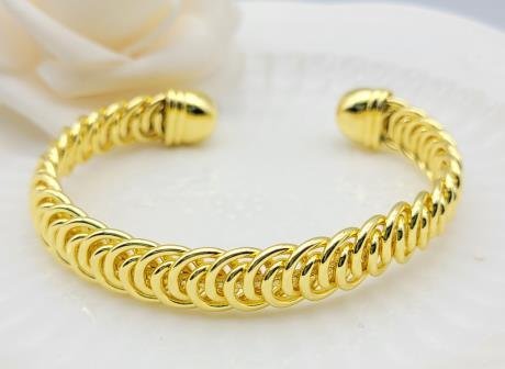 Brazalete Latón Oro 18K CB160459