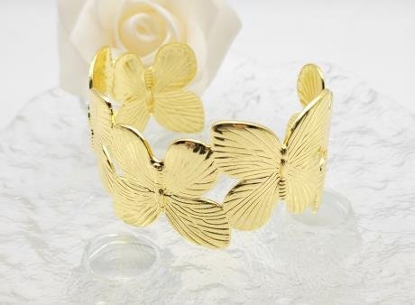 Brazalete Latón Oro 18K CB180693