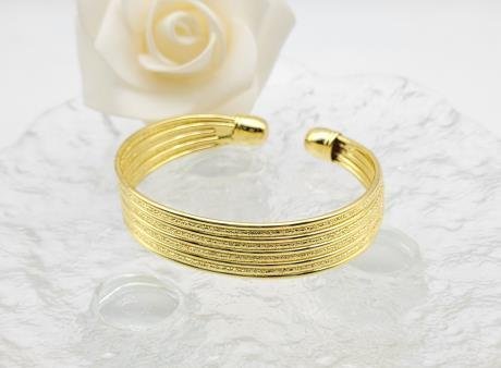 Brazalete Latón Oro 18K CB180704