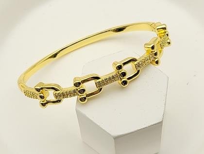Brazalete Latón Oro 18K CB180727