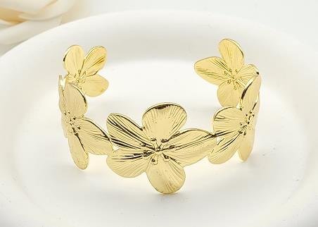 Brazalete Latón Oro 18K CB180728