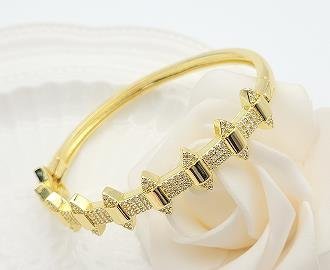 Brazalete Latón Oro 18K CB190347