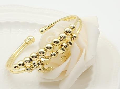 Brazalete Latón Oro 18K CB190355