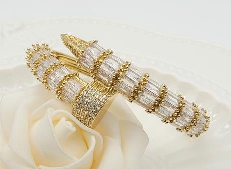 Brazalete Latón Oro 18K CB260400