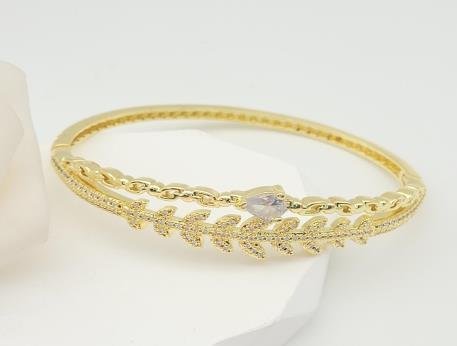 Brazalete Latón Oro 18K CB300004