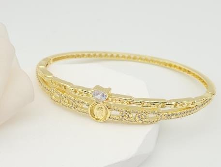 Brazalete Latón Oro 18K CB300010