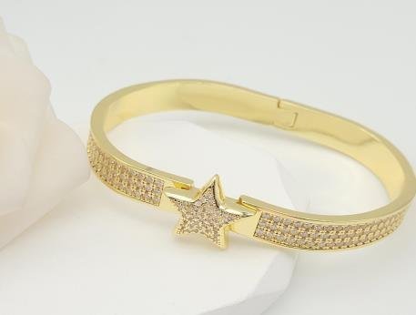 Brazalete Latón Oro 18K CB400013