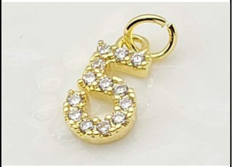 Dije/Colgante CD030183 – Alfabeto y Números