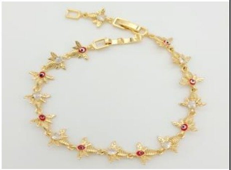 Pulsera Baño de Oro 18K HBQB1000623