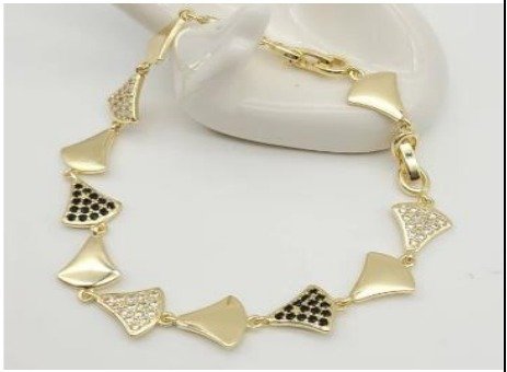 Pulsera Baño de Oro 18K HBQB1000626