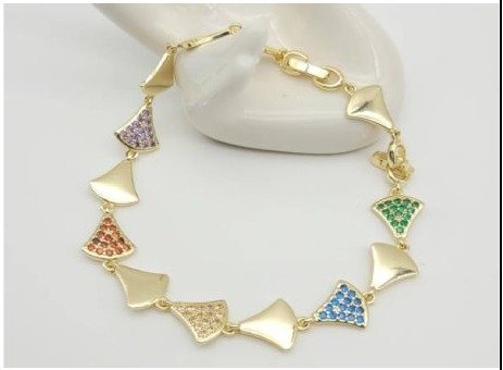 Pulsera Baño de Oro 18K HBQB1000628