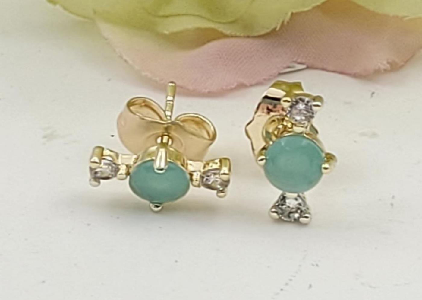 Arete Latón Oro 18K HBQE03005834