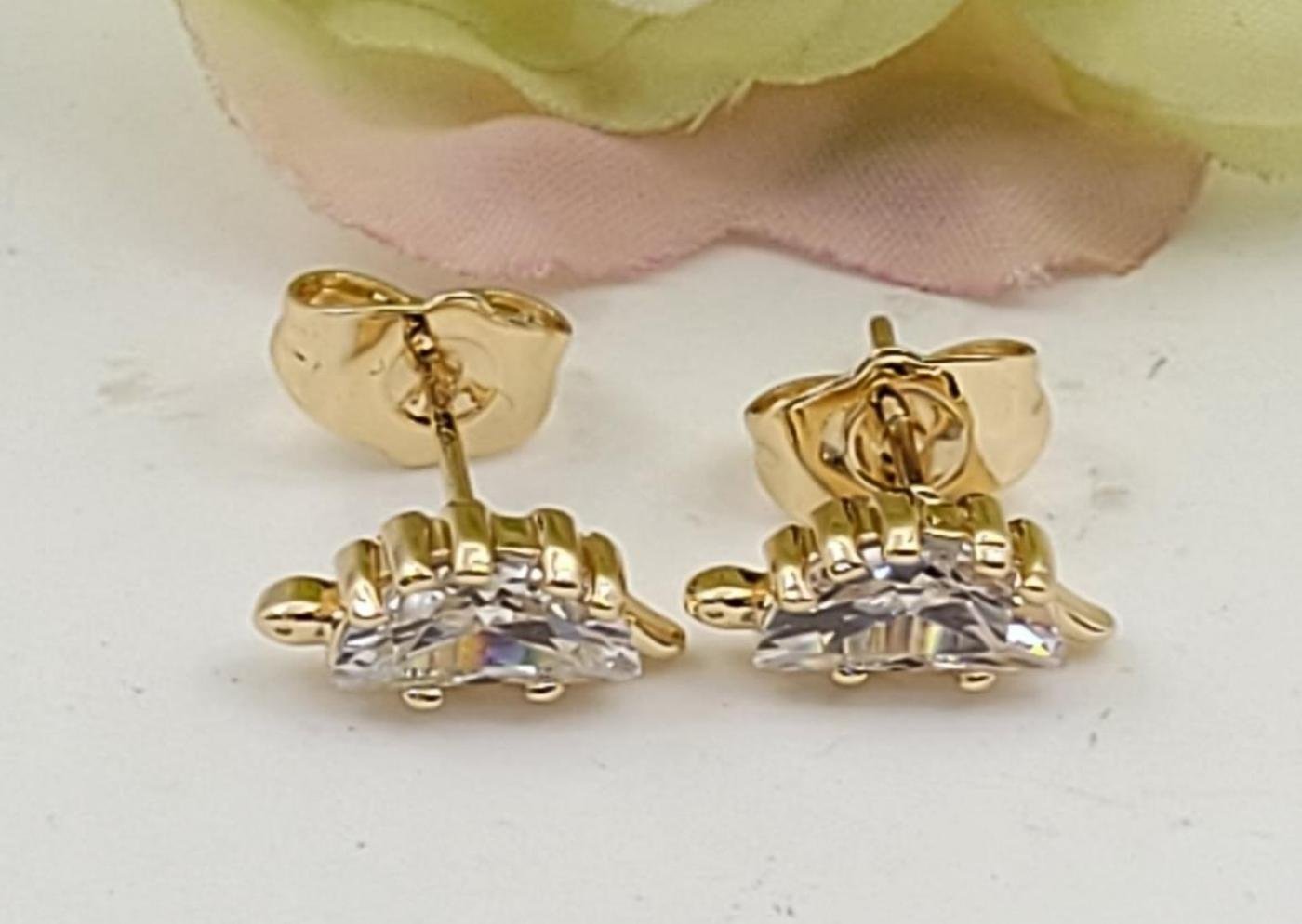 Arete Latón Oro 18K HBQE03005870