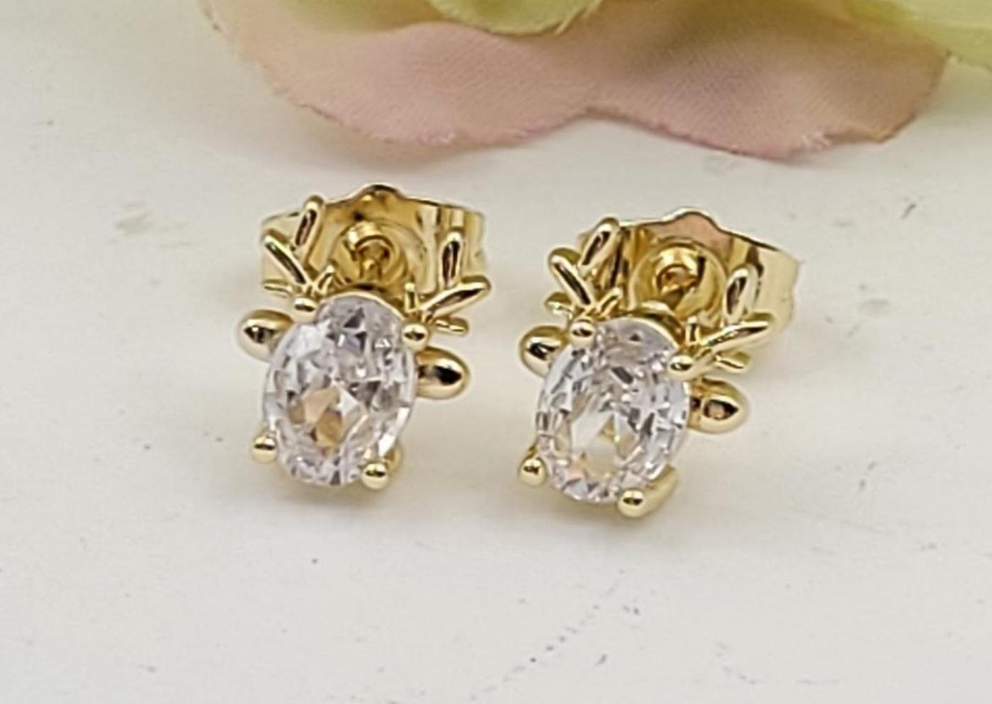 Arete Latón Oro 18K HBQE03005873