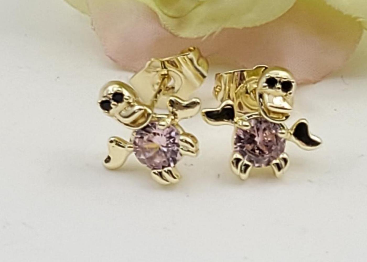 Arete Latón Oro 18K HBQE03005885