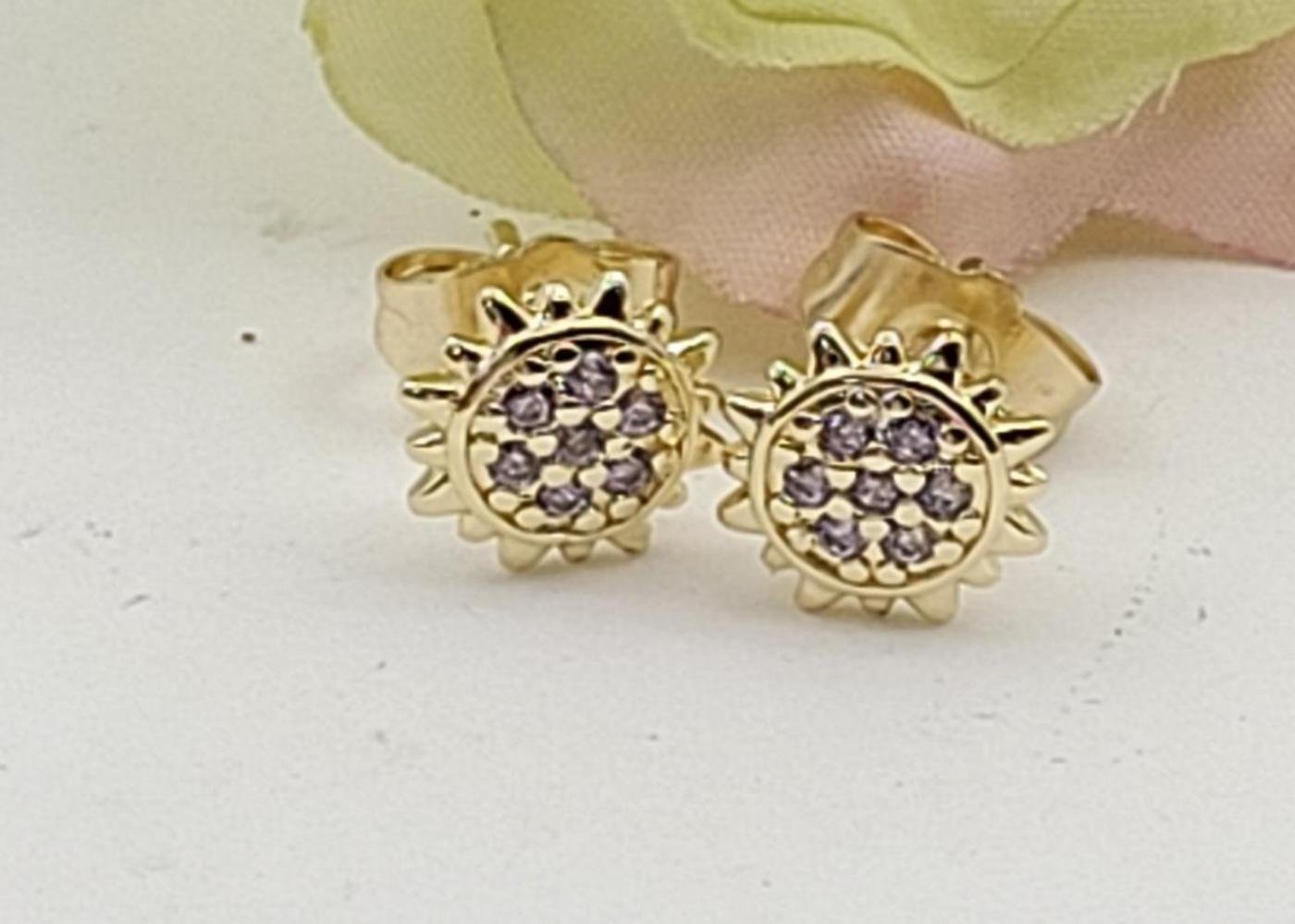 Arete Latón Oro 18K HBQE03005933