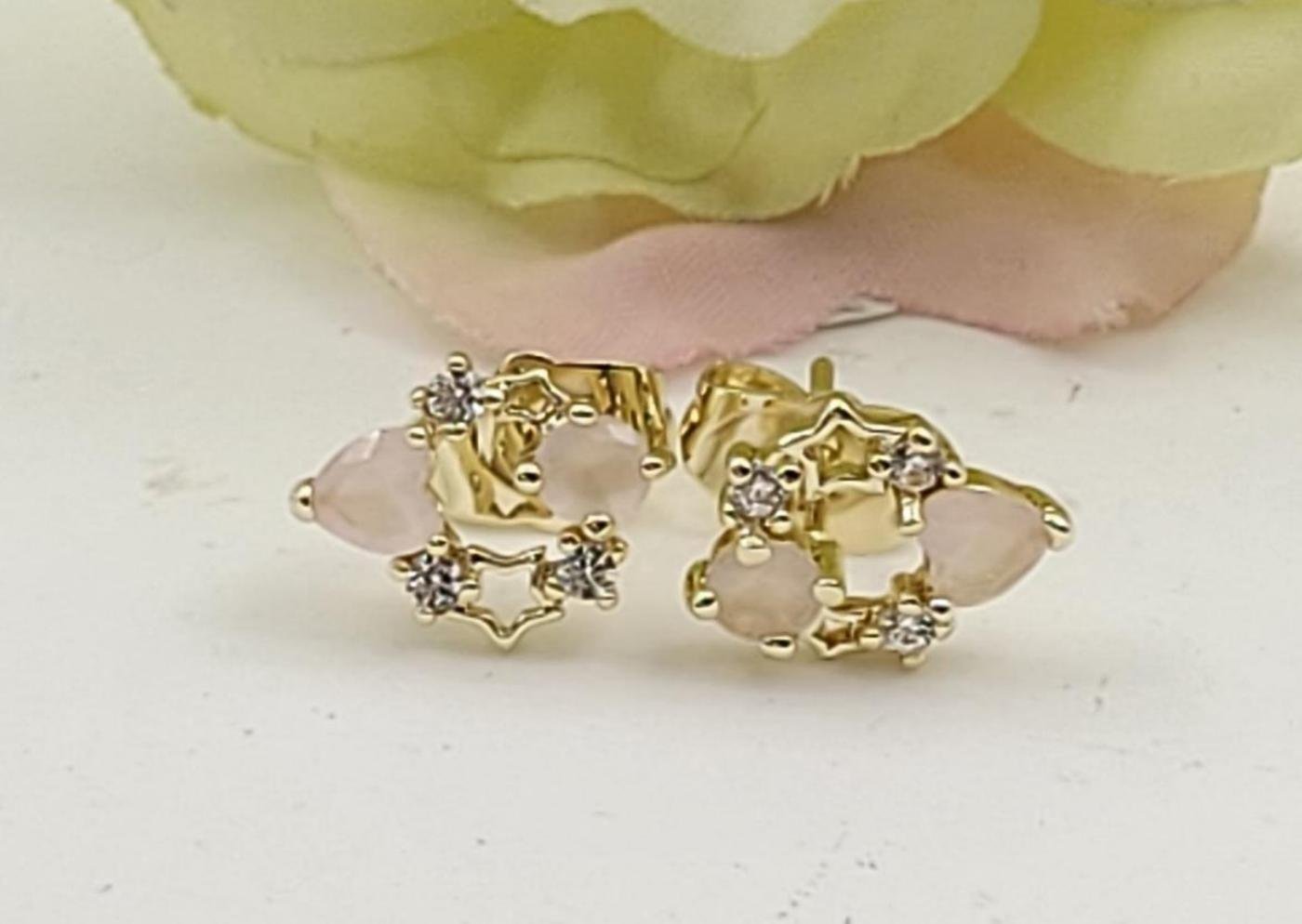 Arete Latón Oro 18K HBQE04005843