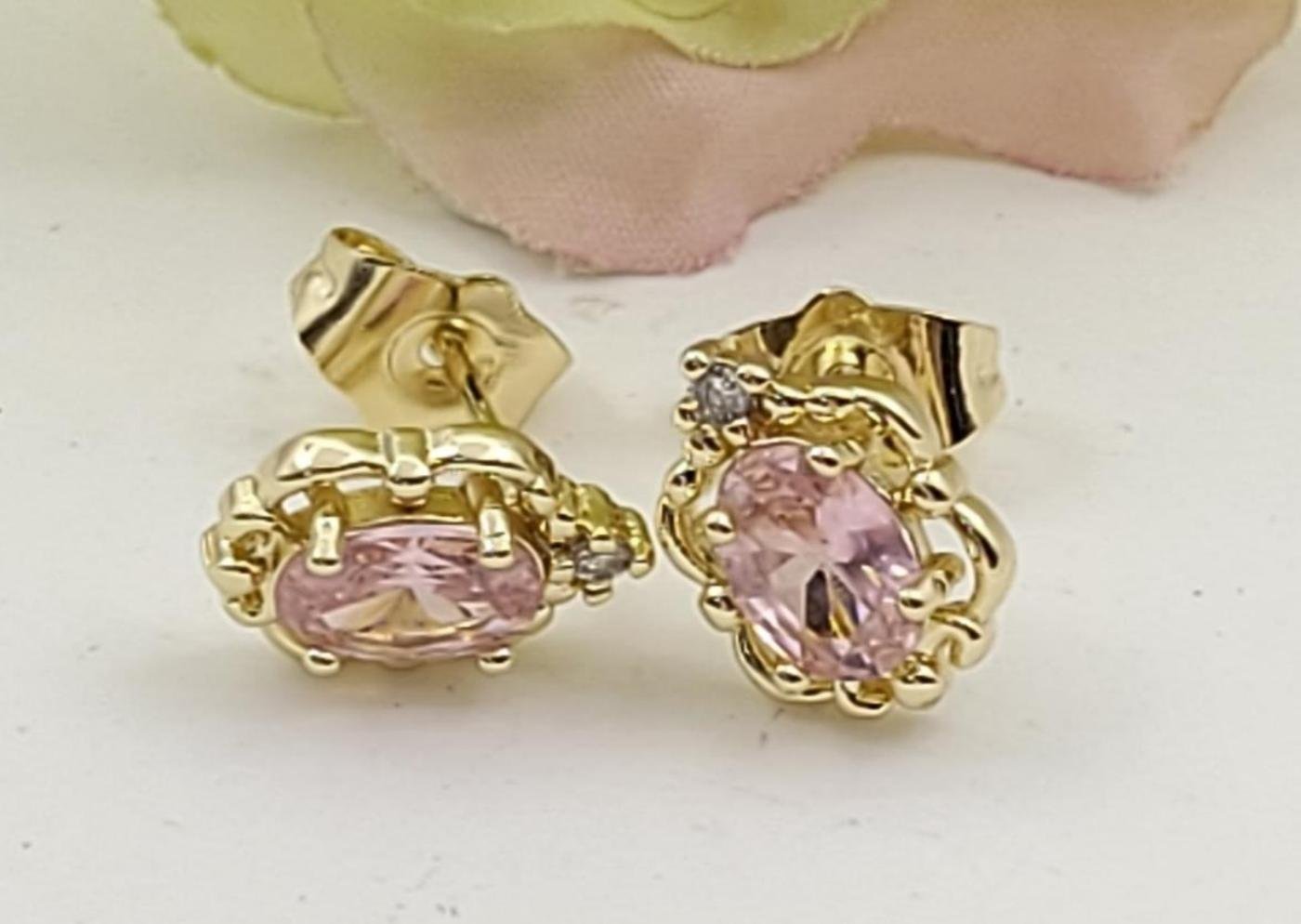 Arete Latón Oro 18K HBQE04005860