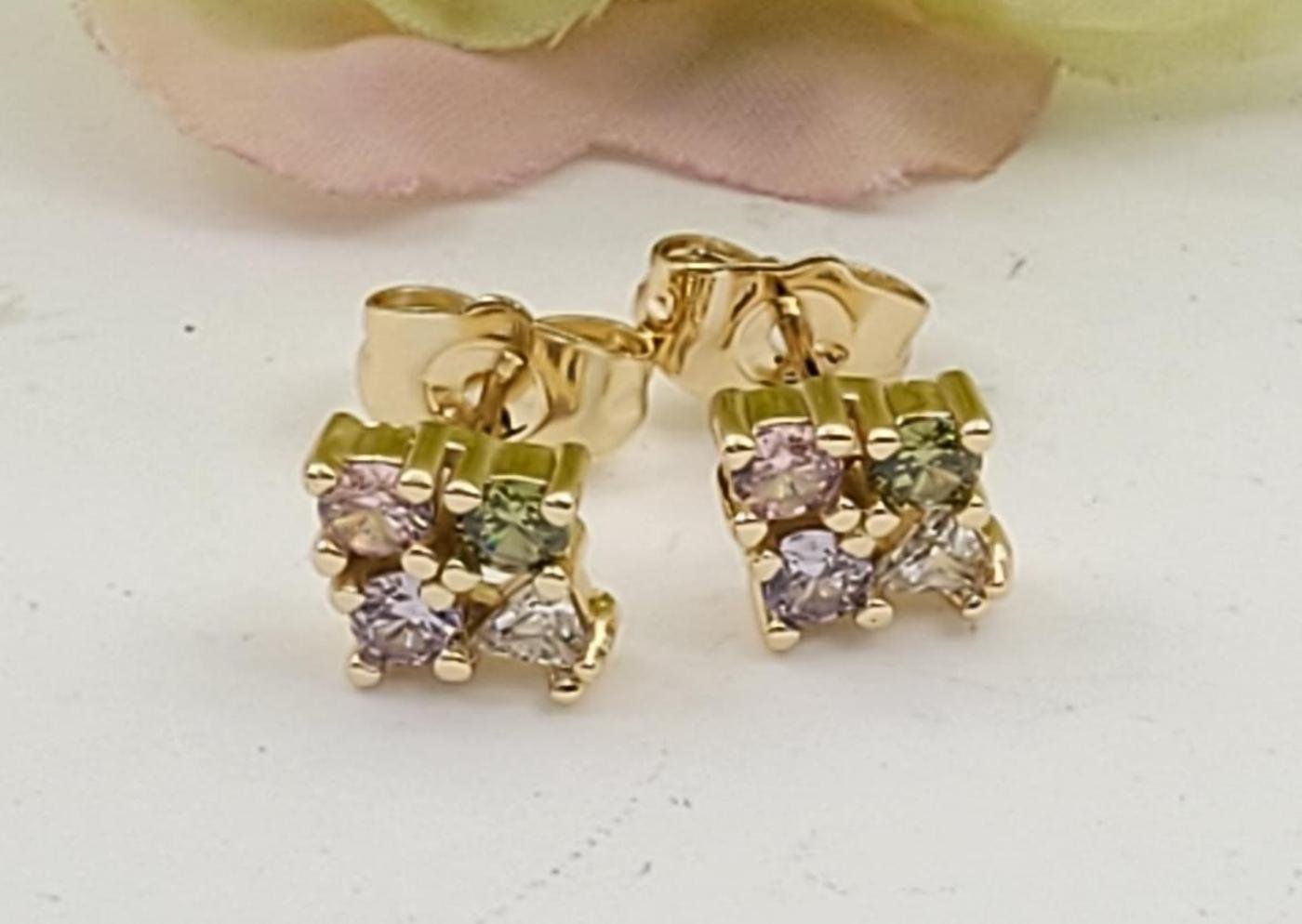 Arete Latón Oro 18K HBQE04005872