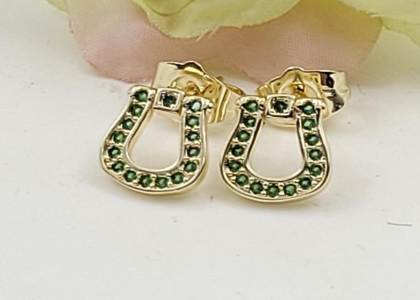 Arete Latón Oro 18K HBQE04005877