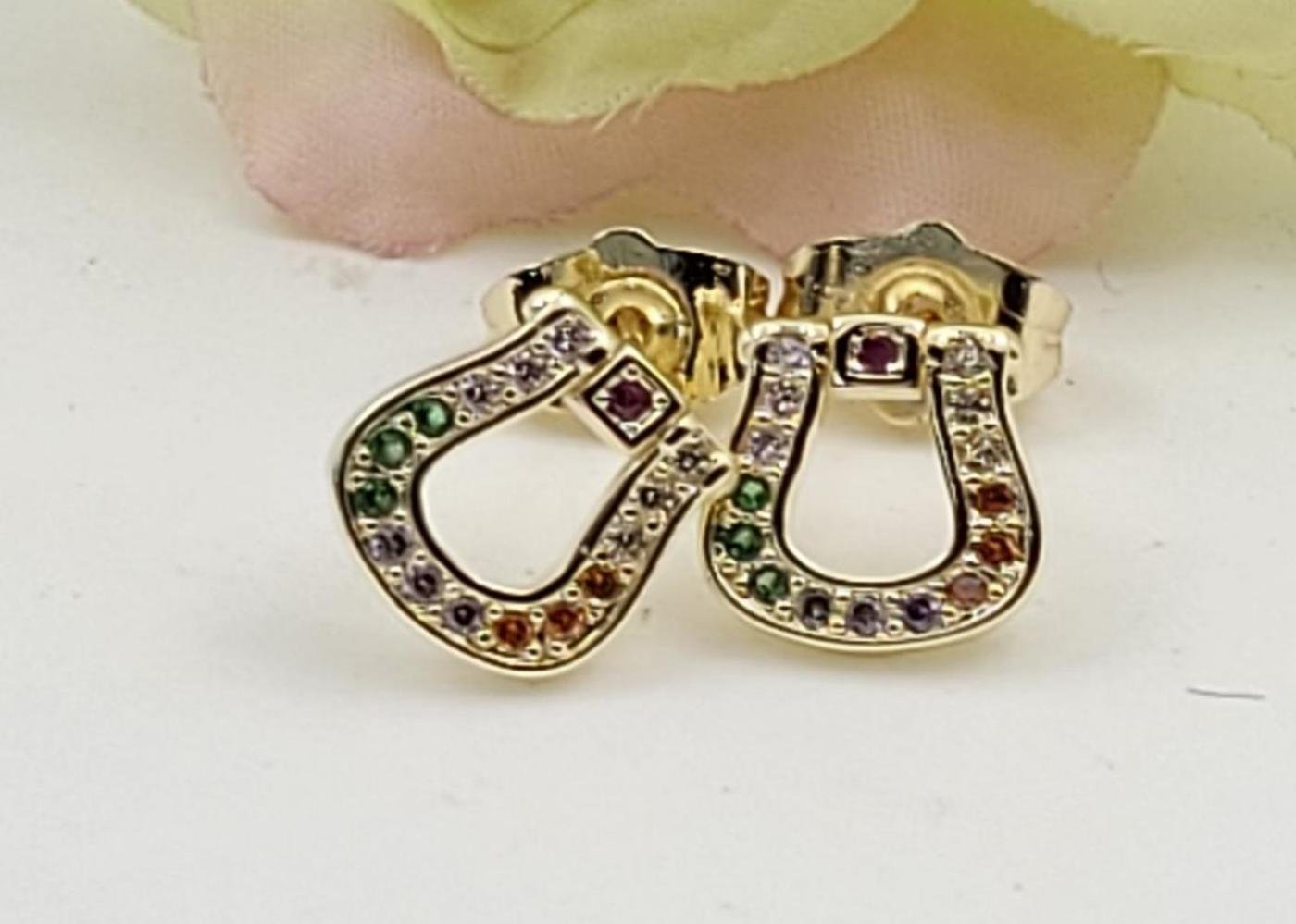 Arete Latón Oro 18K HBQE04005878