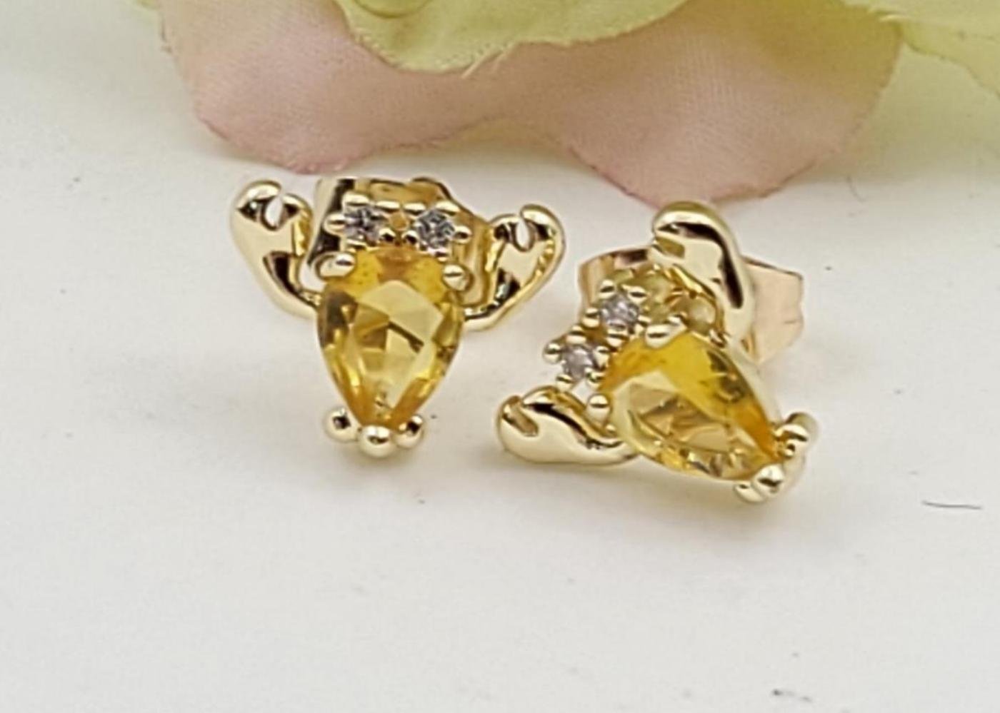 Arete Latón Oro 18K HBQE04005880