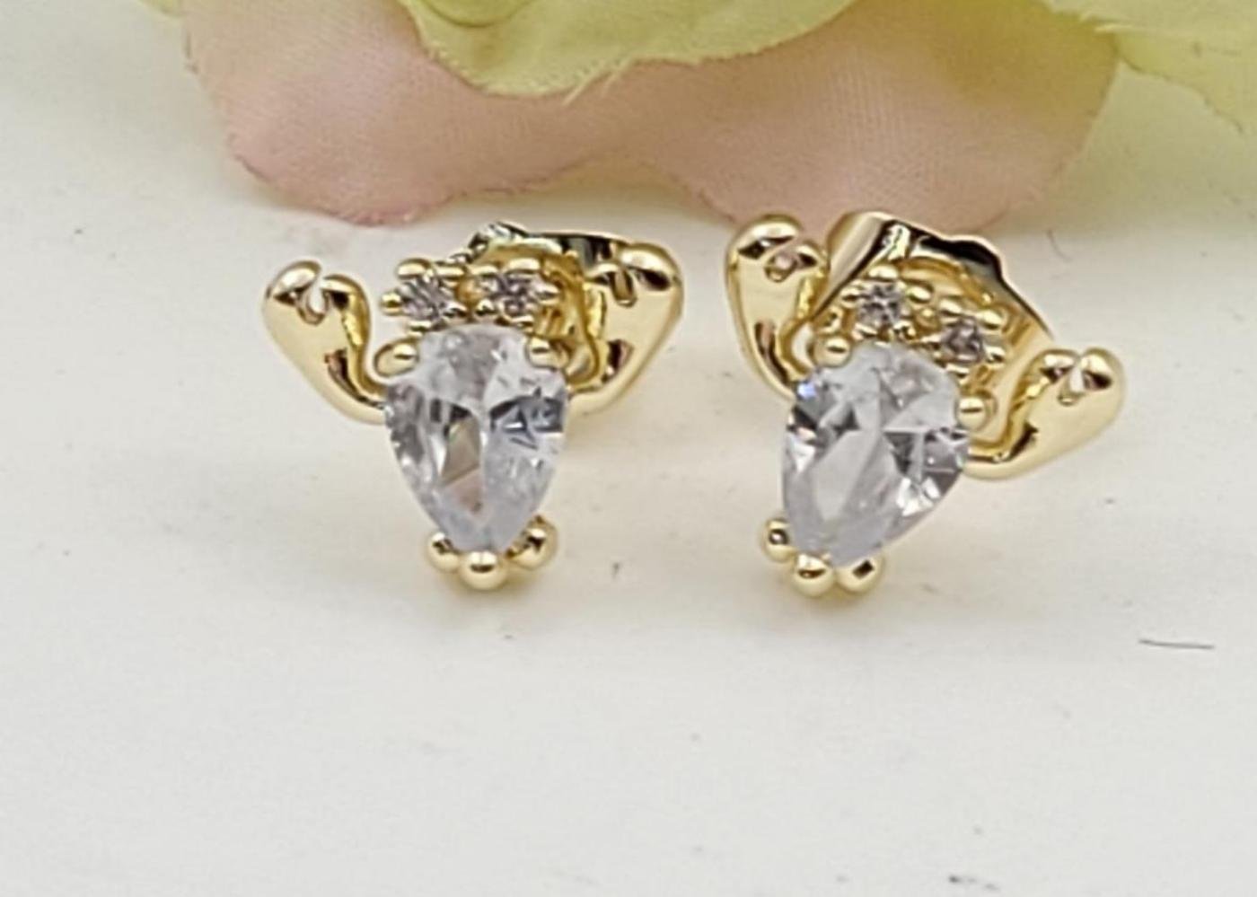Arete Latón Oro 18K HBQE04005881
