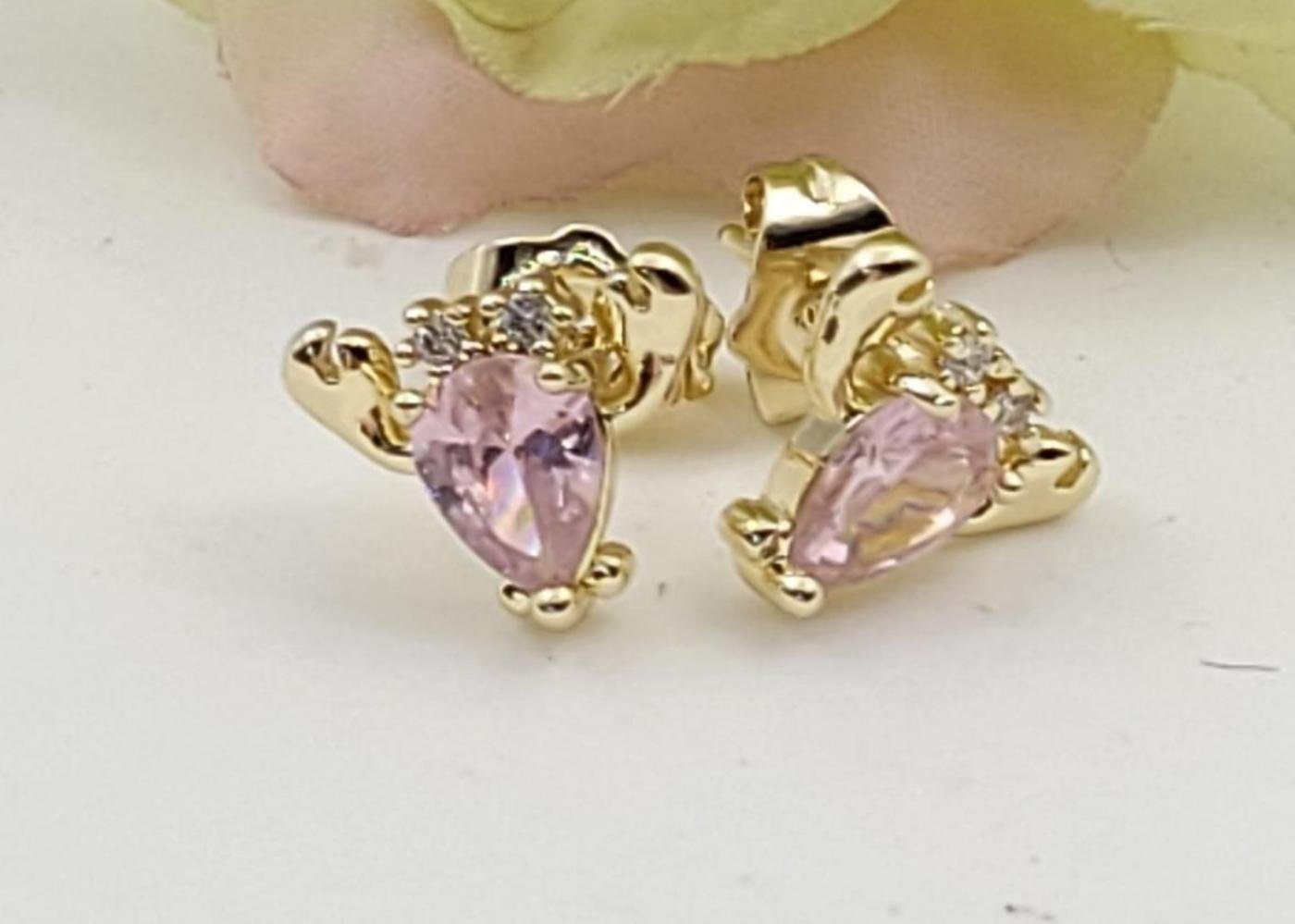 Arete Latón Oro 18K HBQE04005882