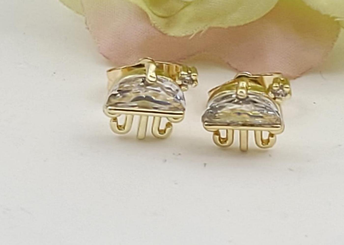 Arete Latón Oro 18K HBQE04005888