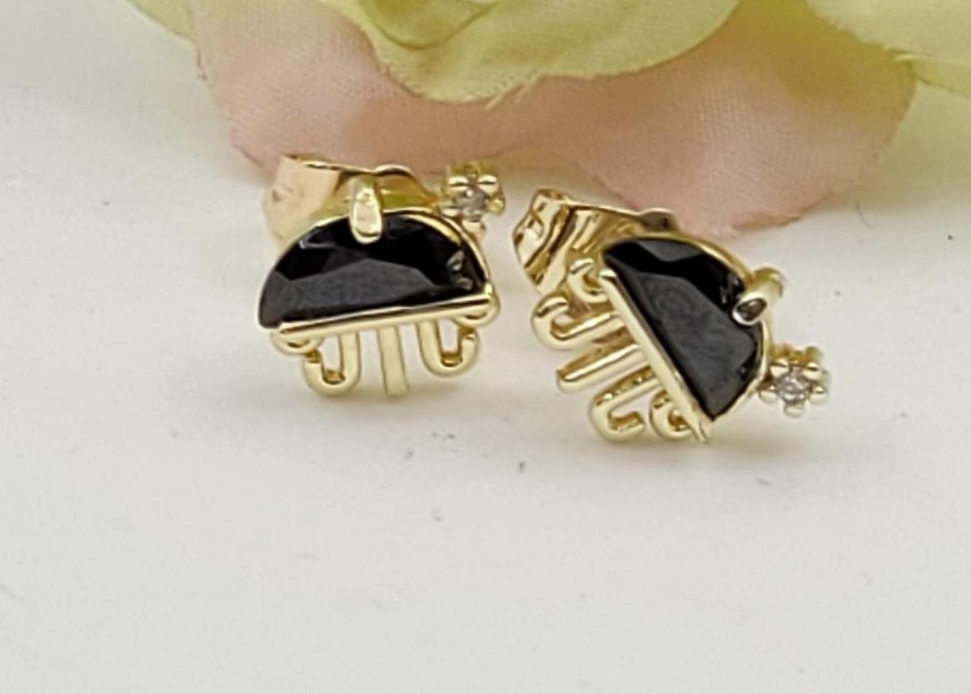 Arete Latón Oro 18K HBQE04005890