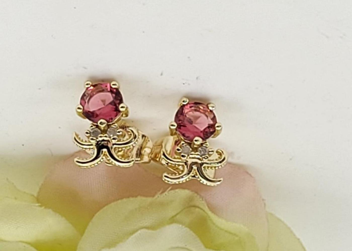 Arete Latón Oro 18K HBQE04005895