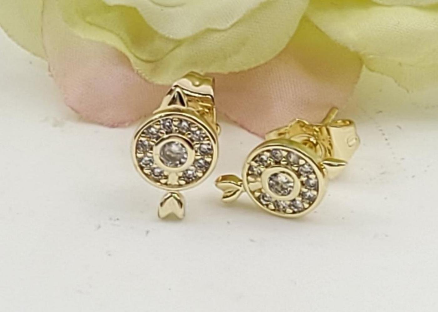 Arete Latón Oro 18K HBQE04005899