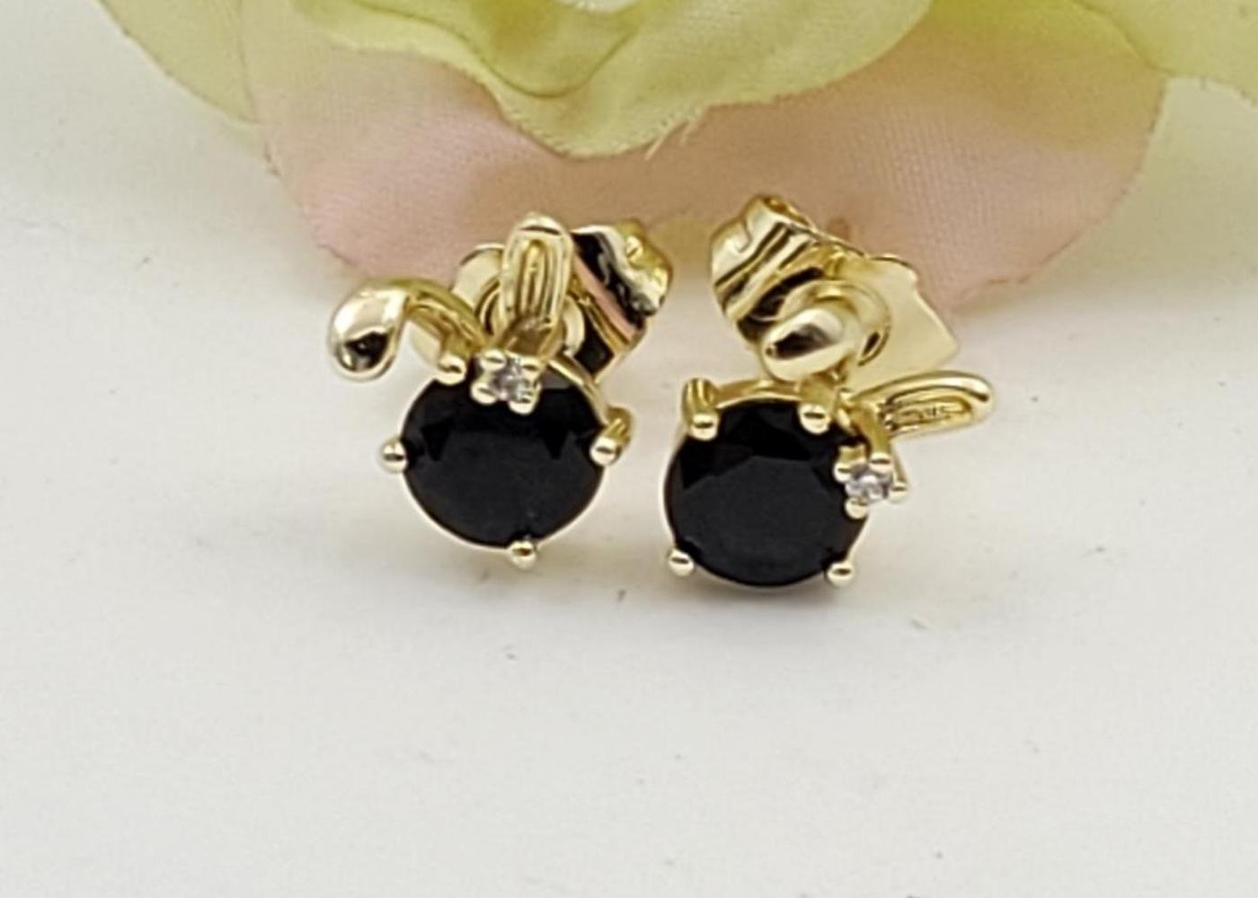 Arete Latón Oro 18K HBQE04005901