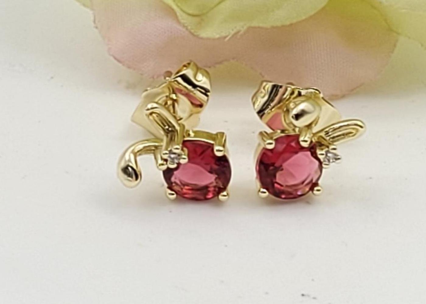 Arete Latón Oro 18K HBQE04005902