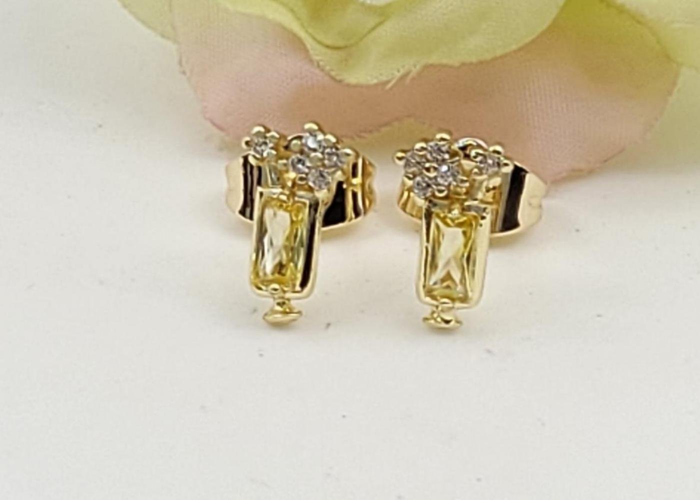 Arete Latón Oro 18K HBQE04005906