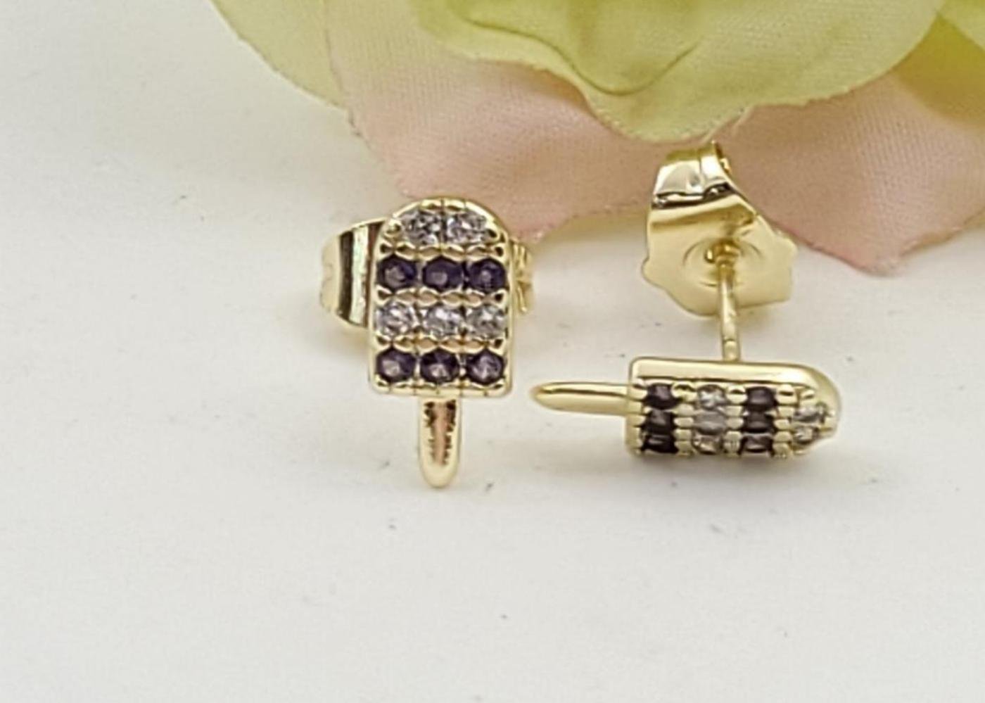 Arete Latón Oro 18K HBQE04005911