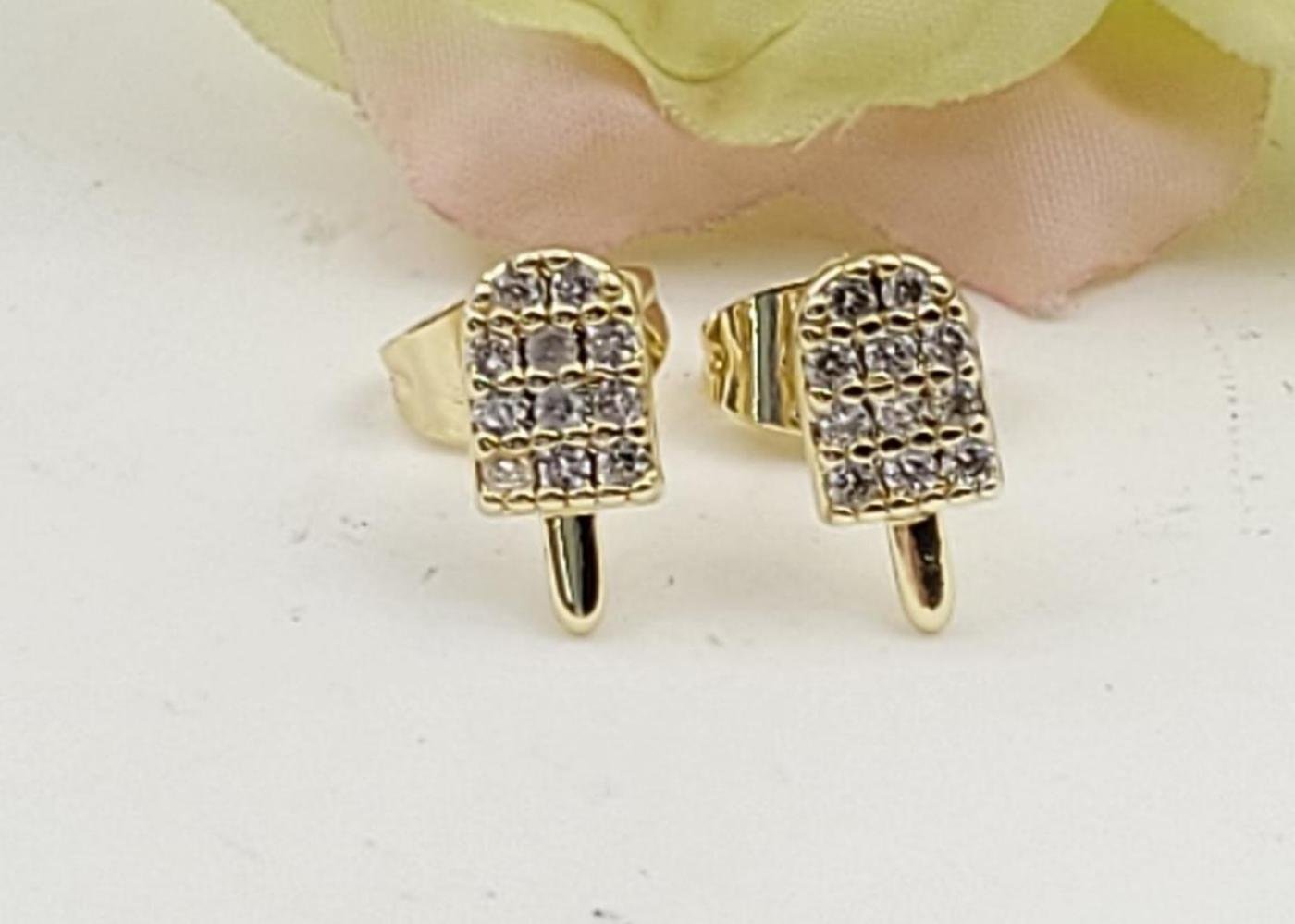 Arete Latón Oro 18K HBQE04005912