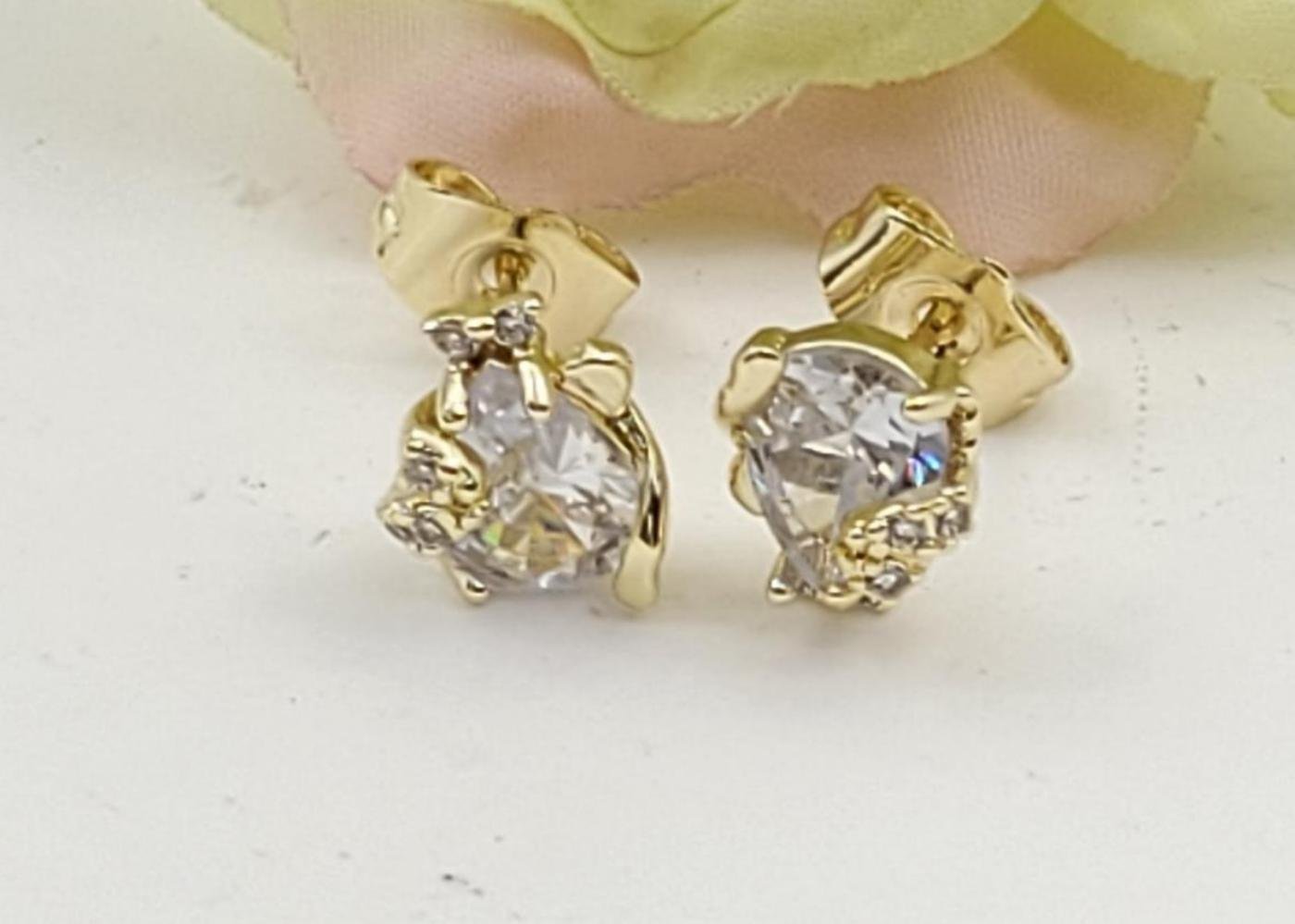 Arete Latón Oro 18K HBQE04005916