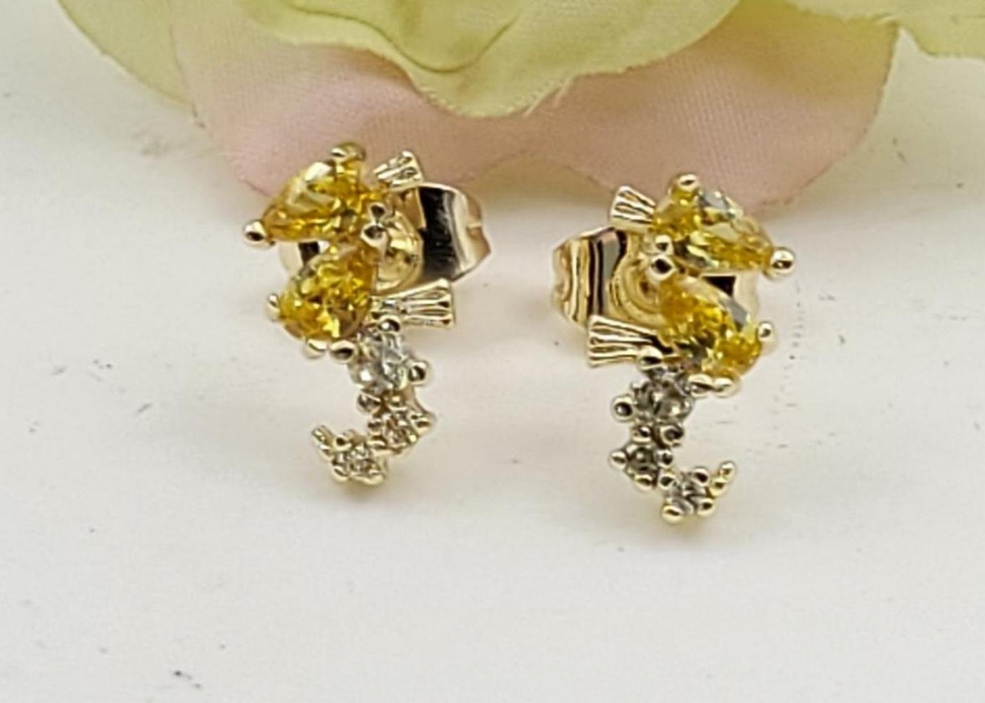 Arete Latón Oro 18K HBQE04005922