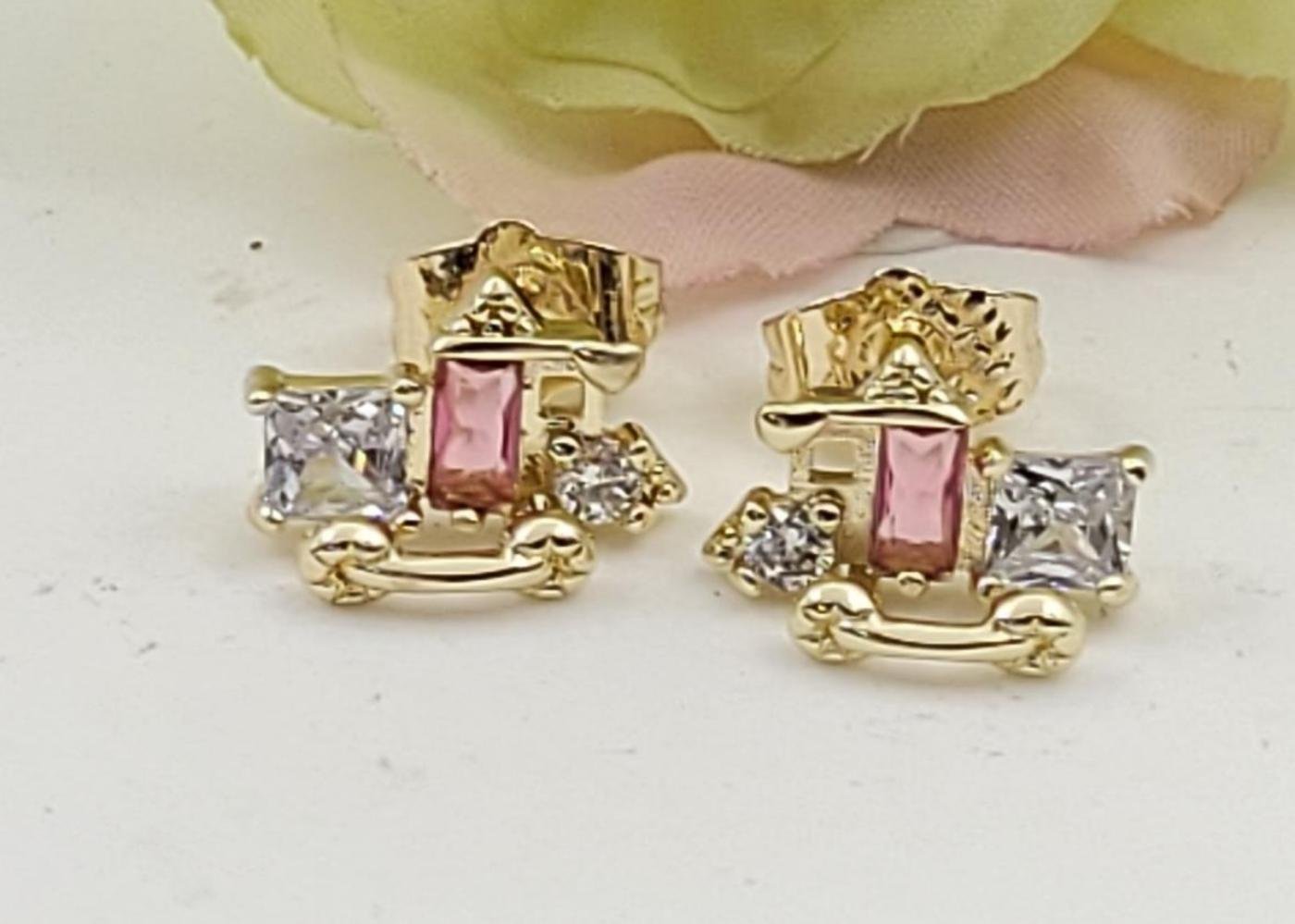 Arete Latón Oro 18K HBQE04005925