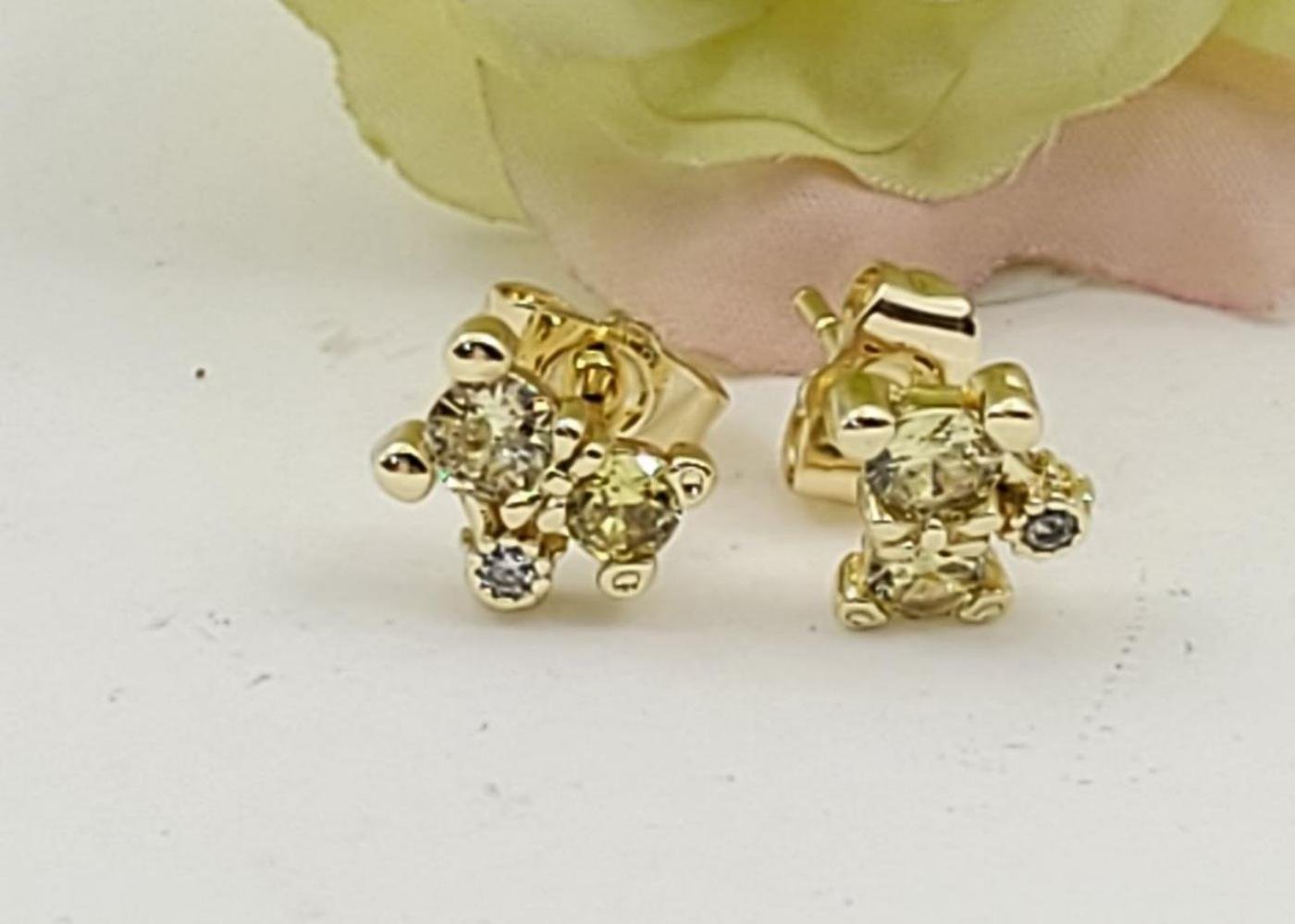 Arete Latón Oro 18K HBQE04005927