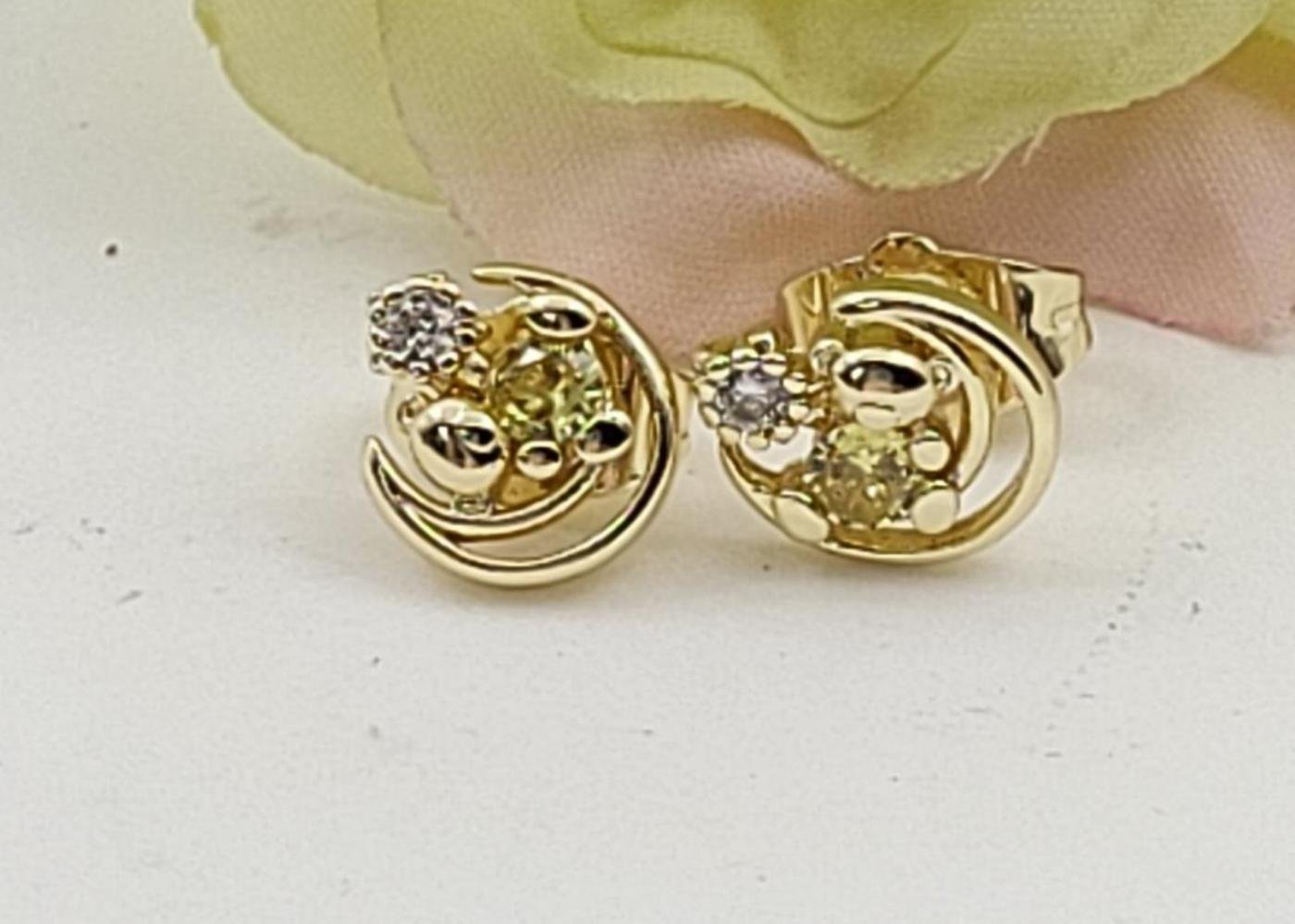 Arete Latón Oro 18K HBQE04005931