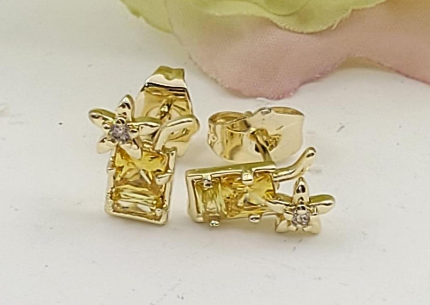 Arete Latón Oro 18K HBQE05005857