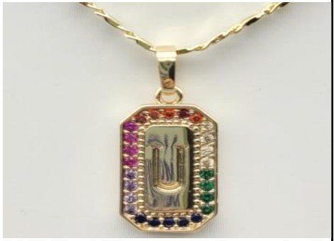 Dije/Colgante HBQN0500663 – Alfabeto y Números