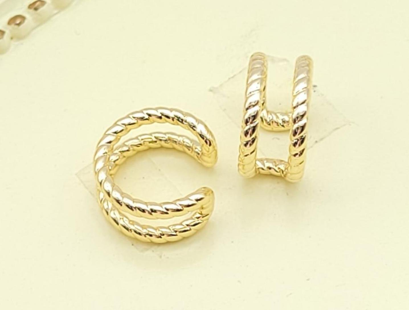 Arete Latón Oro 18K HDE0650812