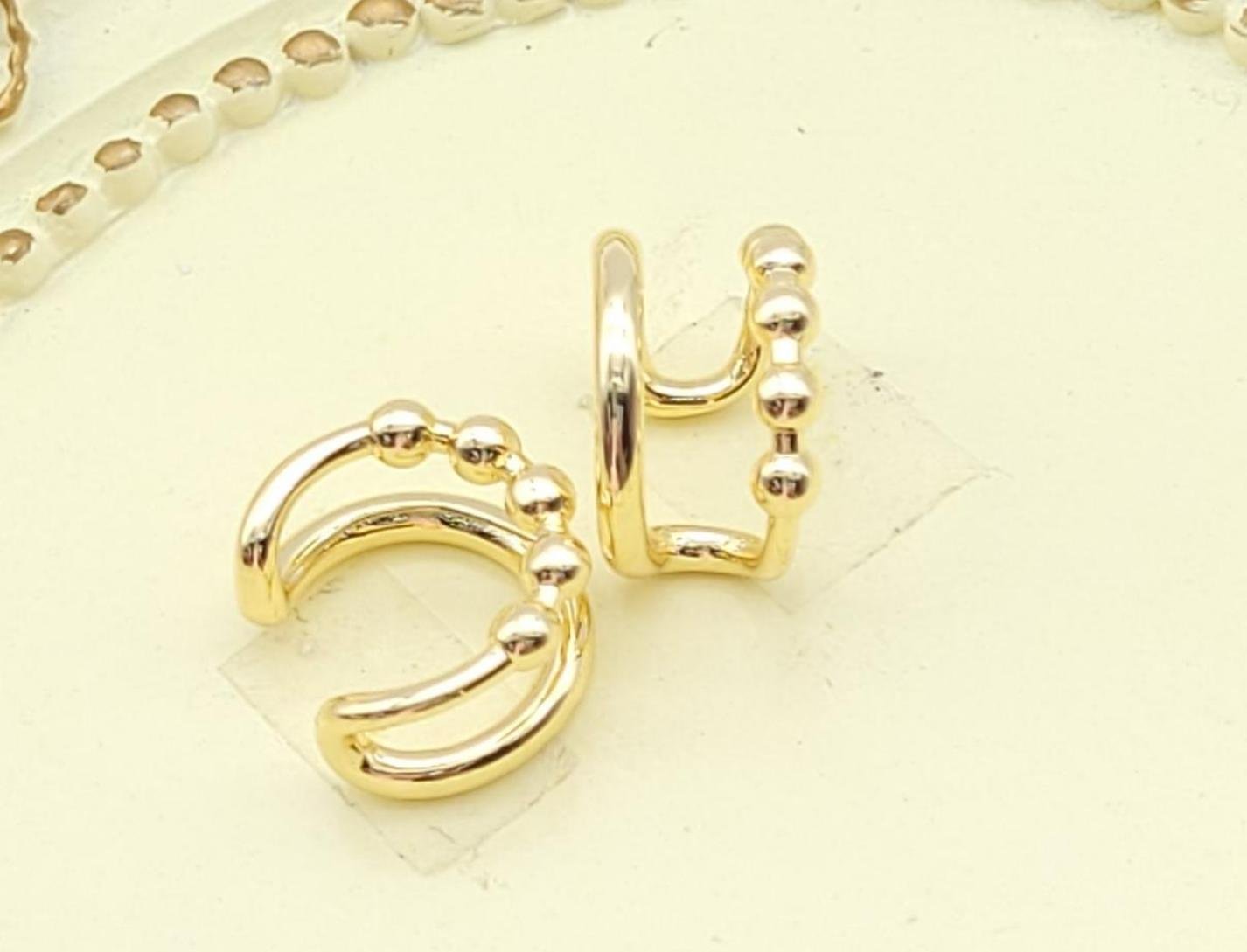 Arete Latón Oro 18K HDE0650819