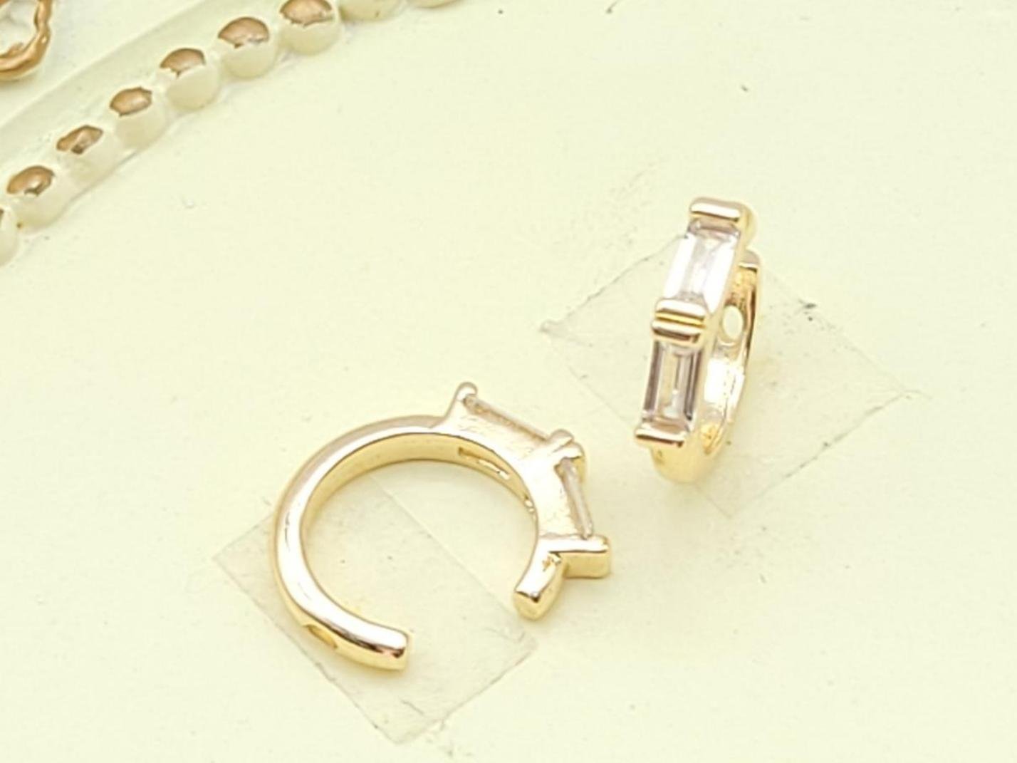 Arete Latón Oro 18K HDE0700822