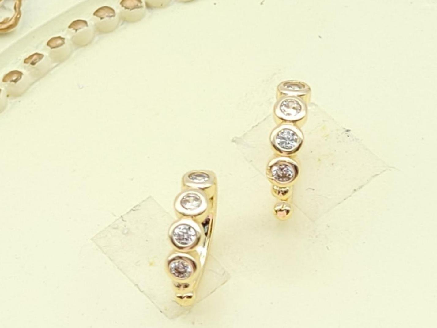 Arete Latón Oro 18K HDE0750820
