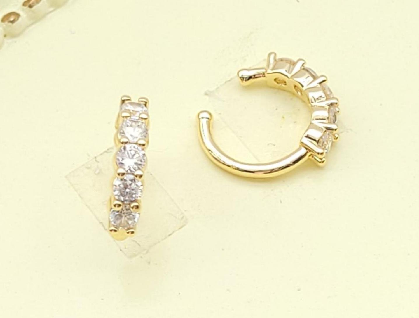 Arete Latón Oro 18K HDE0800814
